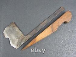 Wooden large moulding plane 2 quirk ogee & cove old tool by Griffiths