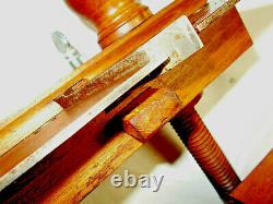 Woodworker's Nice VTG Plow Plane & (7) Blades Edward Carter, Troy, New York, USA
