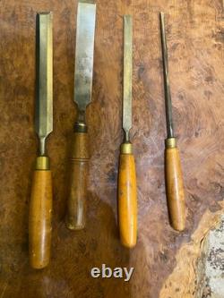 Woodworkers Chisels 4 x 7 long, 1/4, 1/2, 1 and 1 with a crank handle