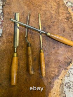 Woodworkers Chisels 4 x 7 long, 1/4, 1/2, 1 and 1 with a crank handle