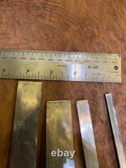Woodworkers Chisels 4 x 7 long, 1/4, 1/2, 1 and 1 with a crank handle