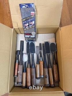 Woodworking Chisel Gouge Set with Whetstones Vintage Ready to Use Excellent