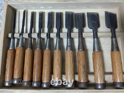 Woodworking Chisel Set 10pcs High Quality Tools with Handles