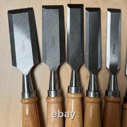 Woodworking Chisel Set 12pc with Blade Covers DIY Hand Tools for Woodworking