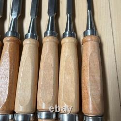 Woodworking Chisel Set 12pc with Blade Covers DIY Hand Tools for Woodworking