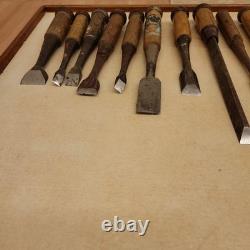 Woodworking Chisel Set 15pc Carpentry Tools Handcrafted Woodworking Quality