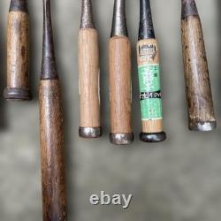 Woodworking Chisels 10 pcs Set Used Vintage Carpentry Tools Sold in Bulk