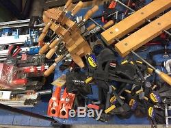 Woodworking Clamps Bessey and more Used LOT C-Clamps and clamps