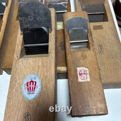 Woodworking Plane 58mm 10pc Set Japanese Made Ready for Use Premium Tool