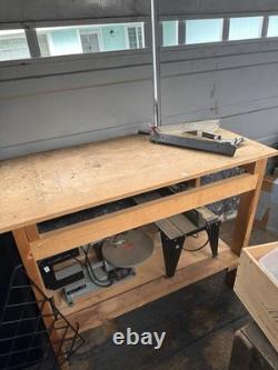 Woodworking Shop tables and tools