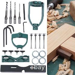 Woodworking Square Hole Chisel Locator Set Mortise Tenon Tools Mortising Machine