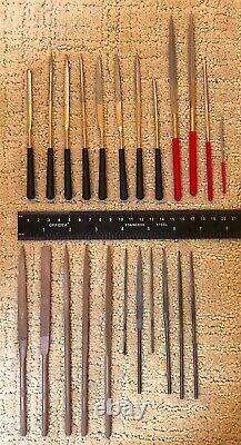 Woodworking tools, violin making, luthier, gouges, scrapers, random items