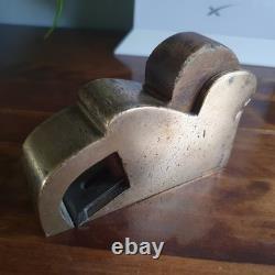 Working Antique Gun Metal Preston Bullnose Plane 1 (25mm) Blade Oak Wedge