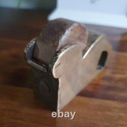 Working Antique Gun Metal Preston Bullnose Plane 1 (25mm) Blade Oak Wedge